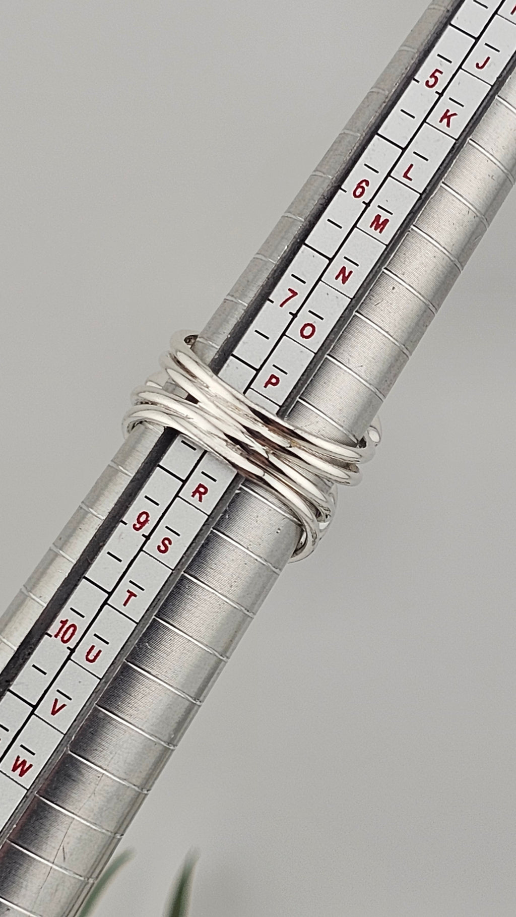 925 Sterling Silver Multigemstone Statement Ring , size P 1/2