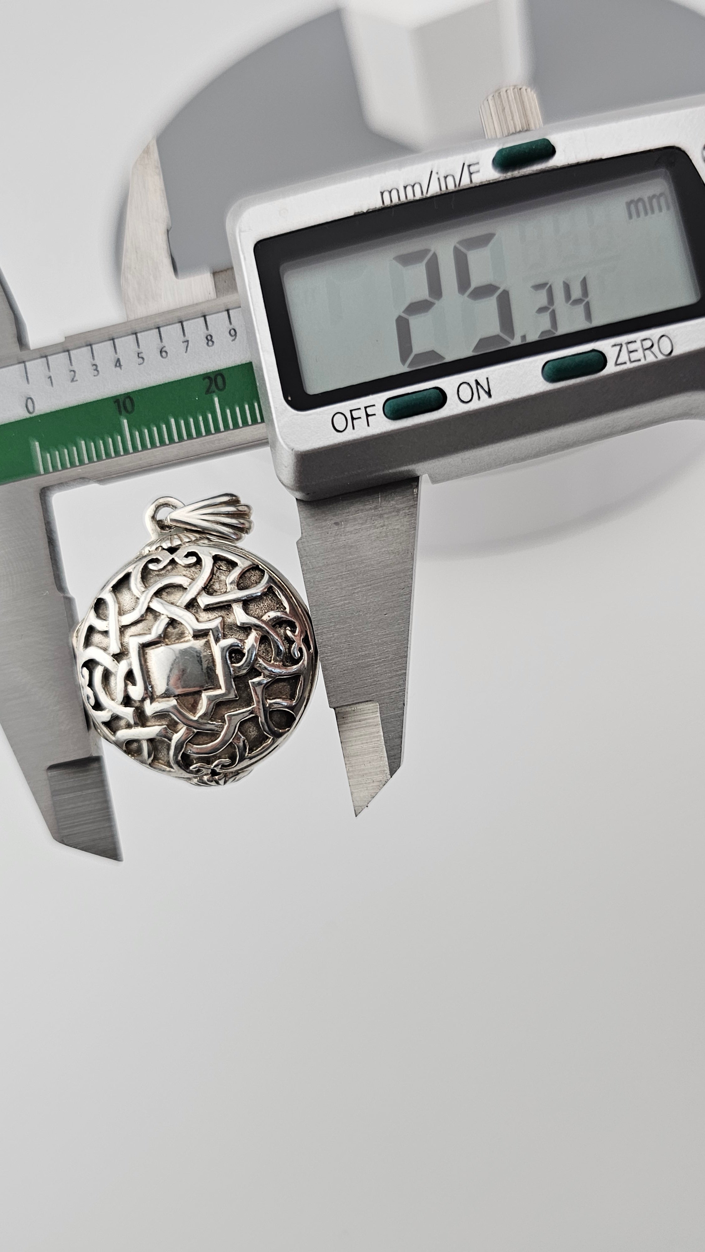 Genuine Kit Heath Celtic Chunky Locket Heavy Sterling Silver Pendant