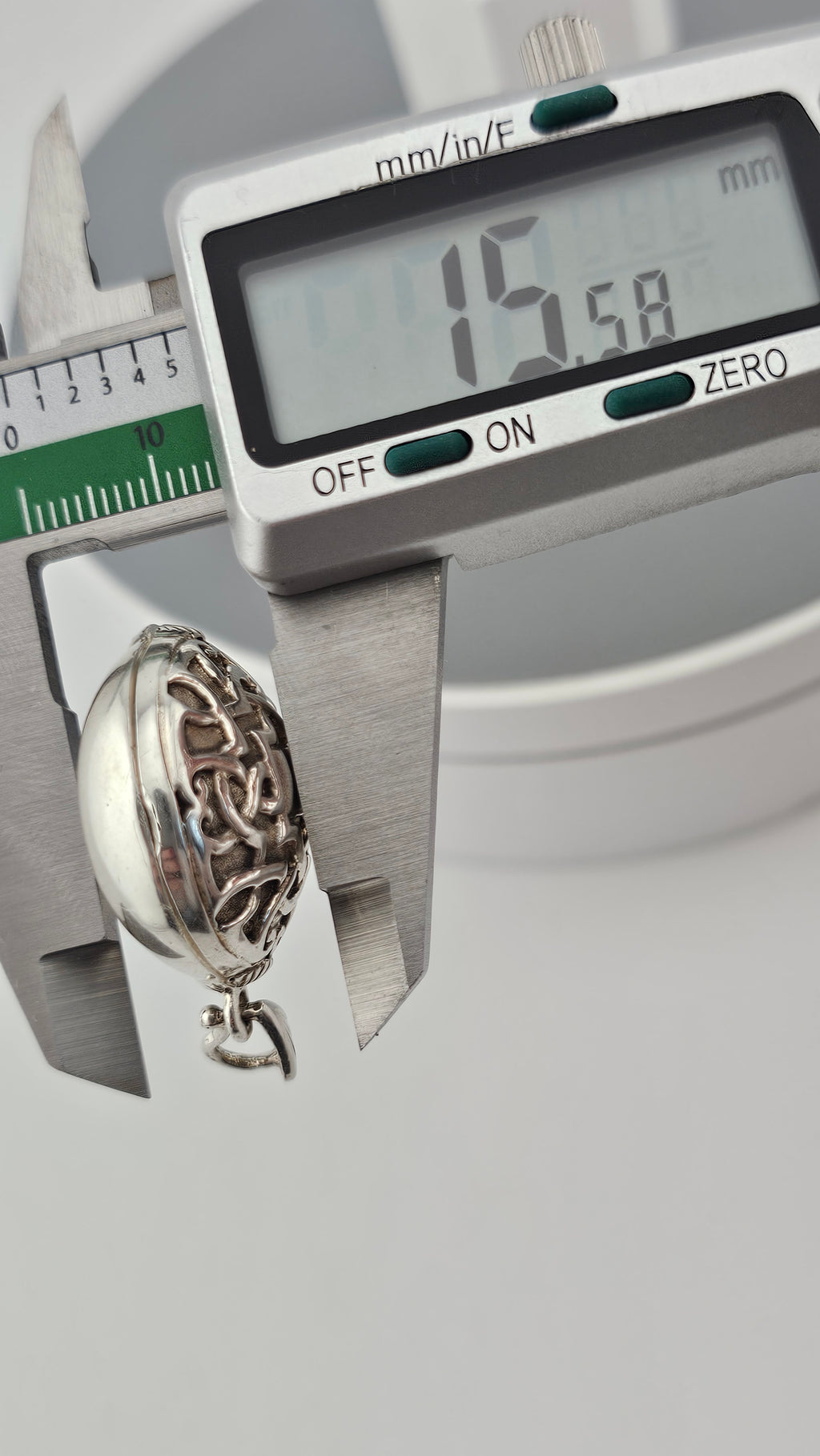 Genuine Kit Heath Celtic Chunky Locket Heavy Sterling Silver Pendant