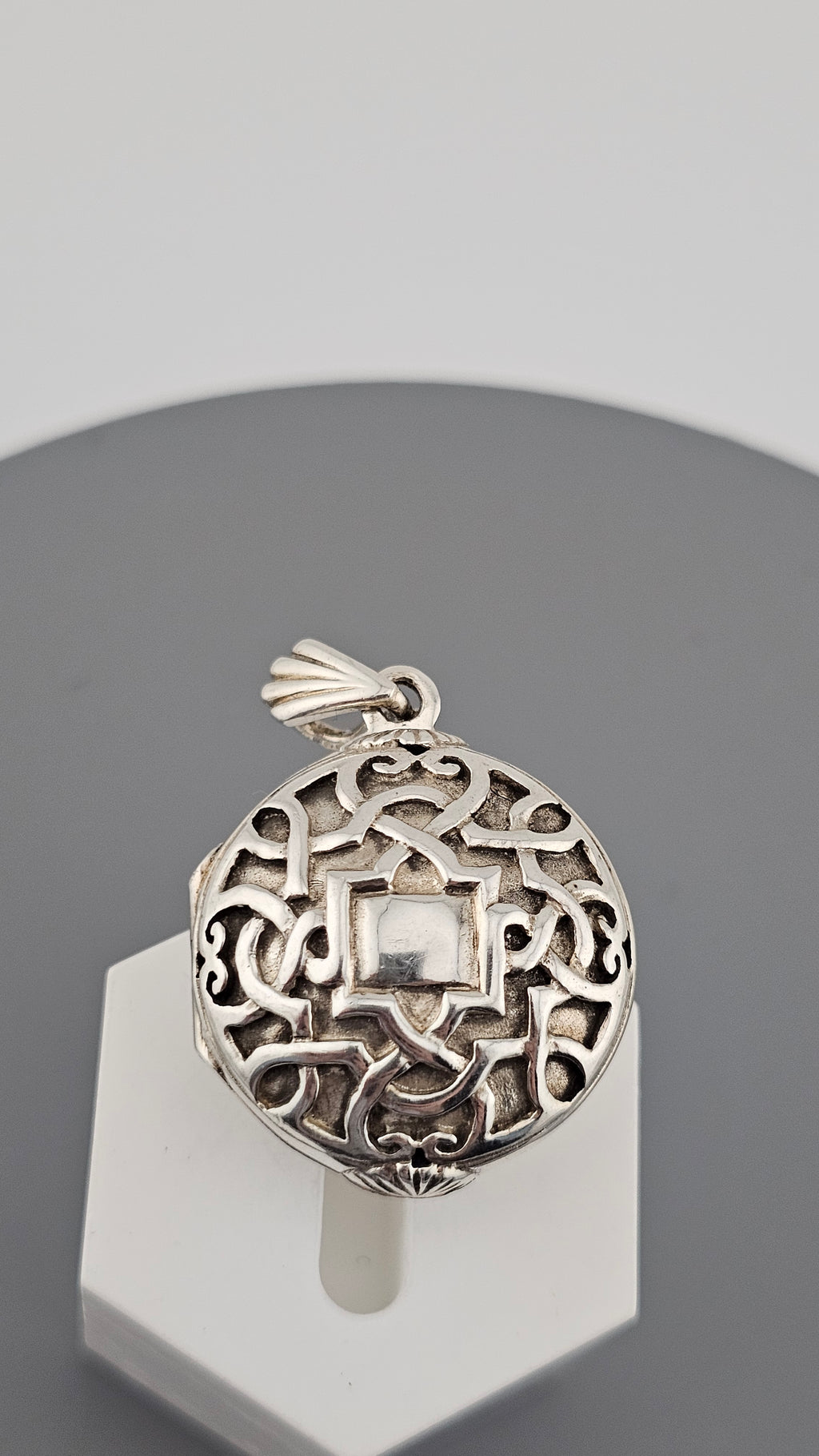 Genuine Kit Heath Celtic Chunky Locket Heavy Sterling Silver Pendant