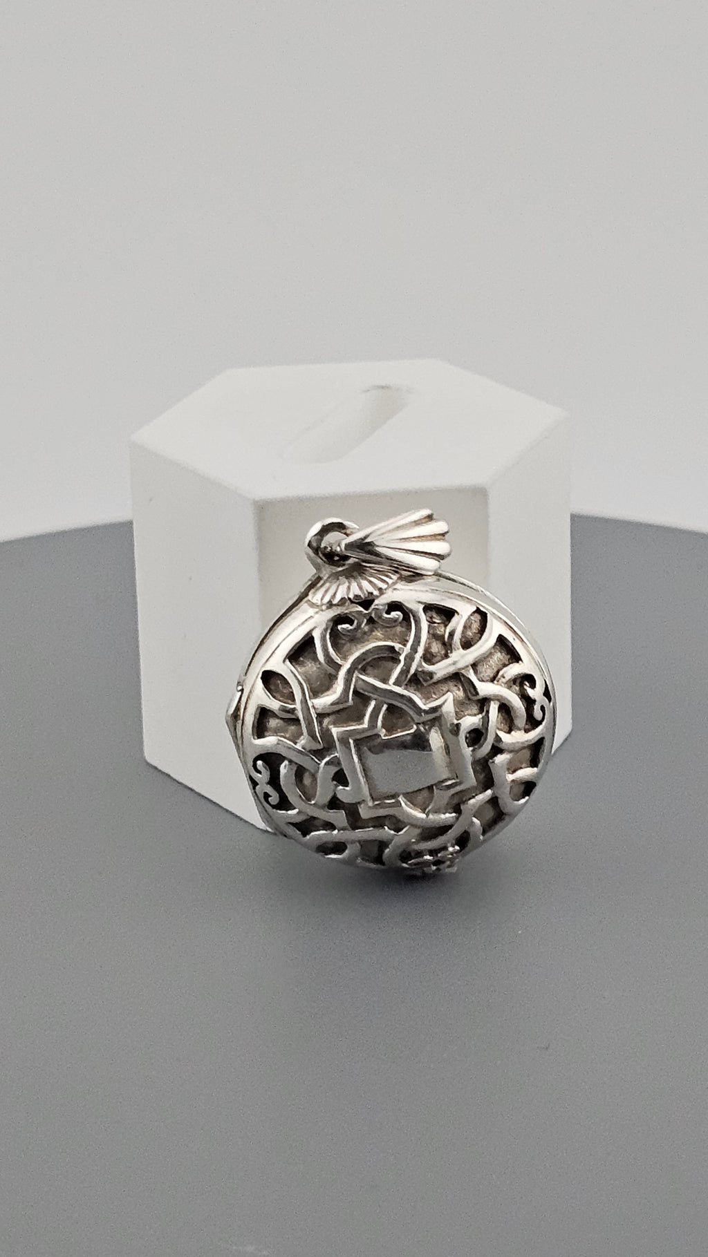 Genuine Kit Heath Celtic Chunky Locket Heavy Sterling Silver Pendant