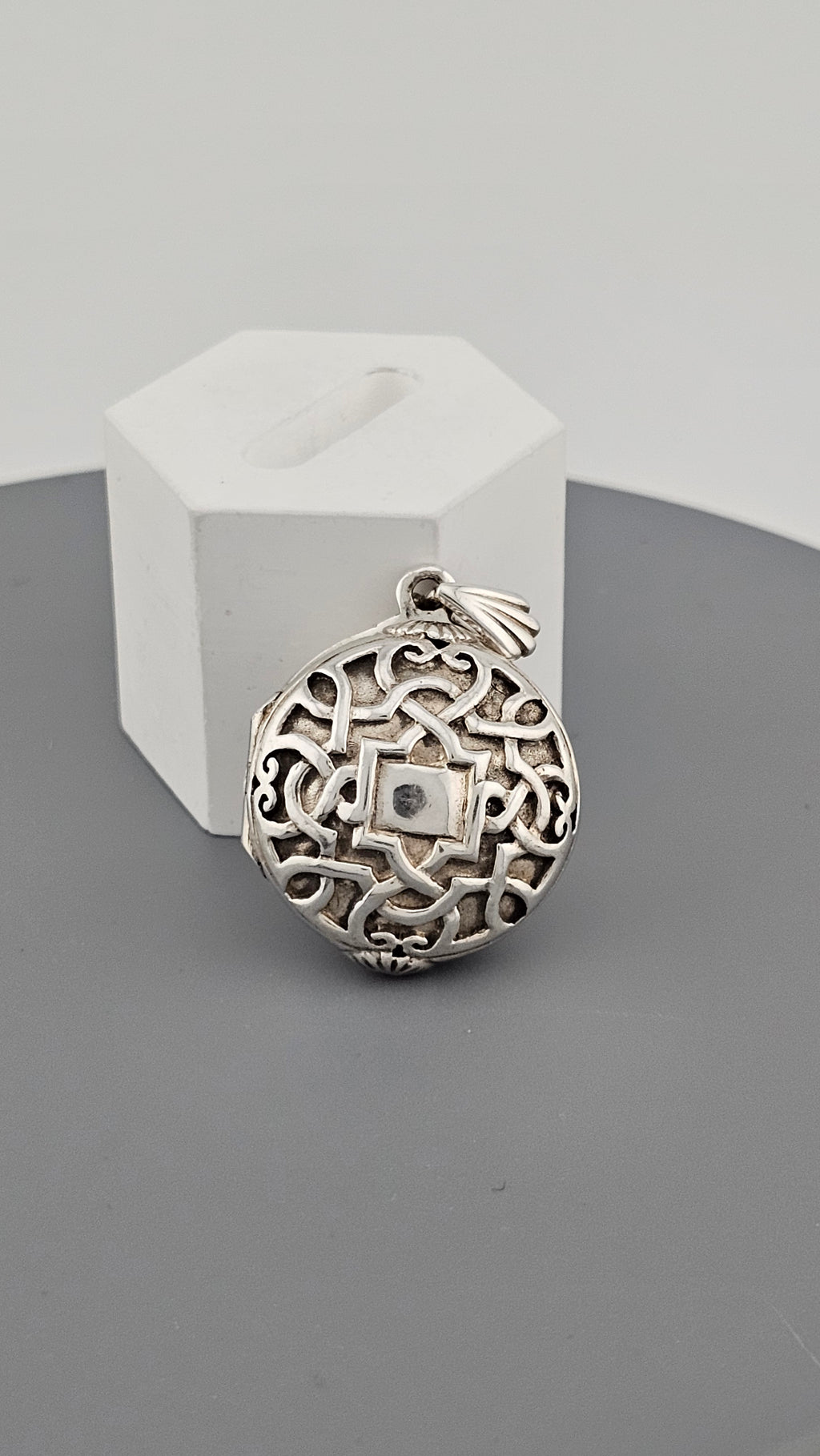 Genuine Kit Heath Celtic Chunky Locket Heavy Sterling Silver Pendant