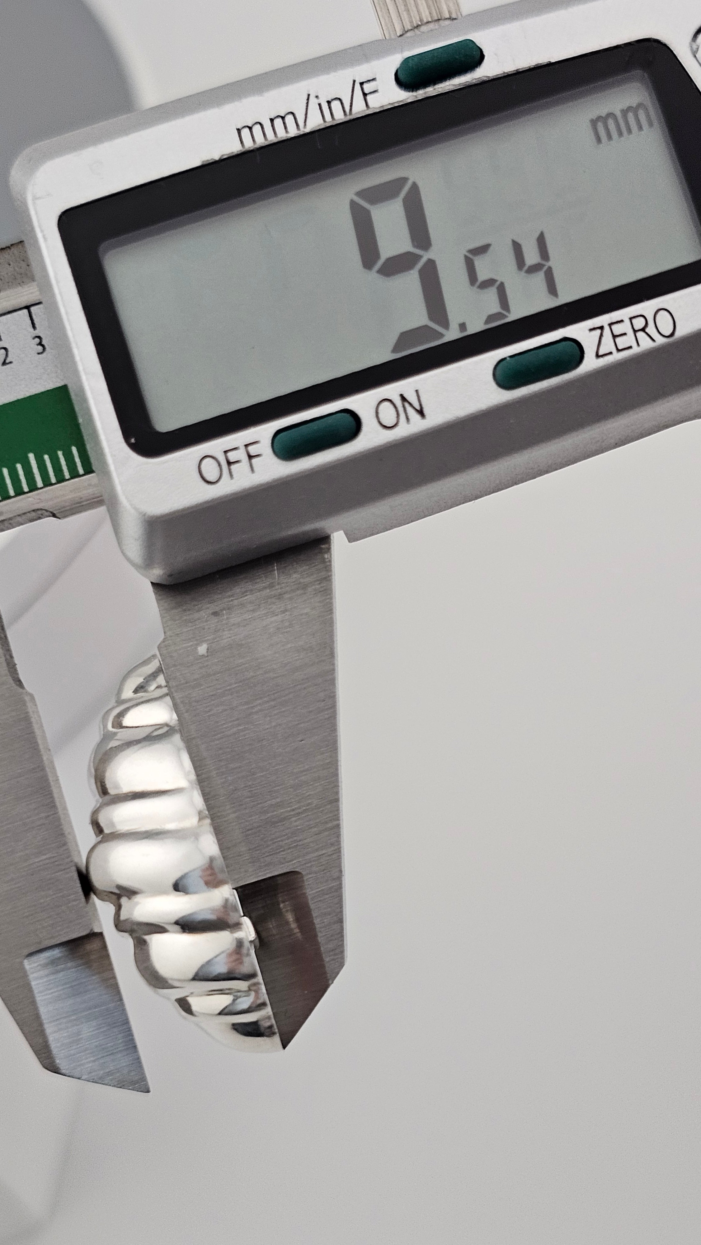 Vintage  Solid 925 Sterling Silver Puffy Large Stud Earrings