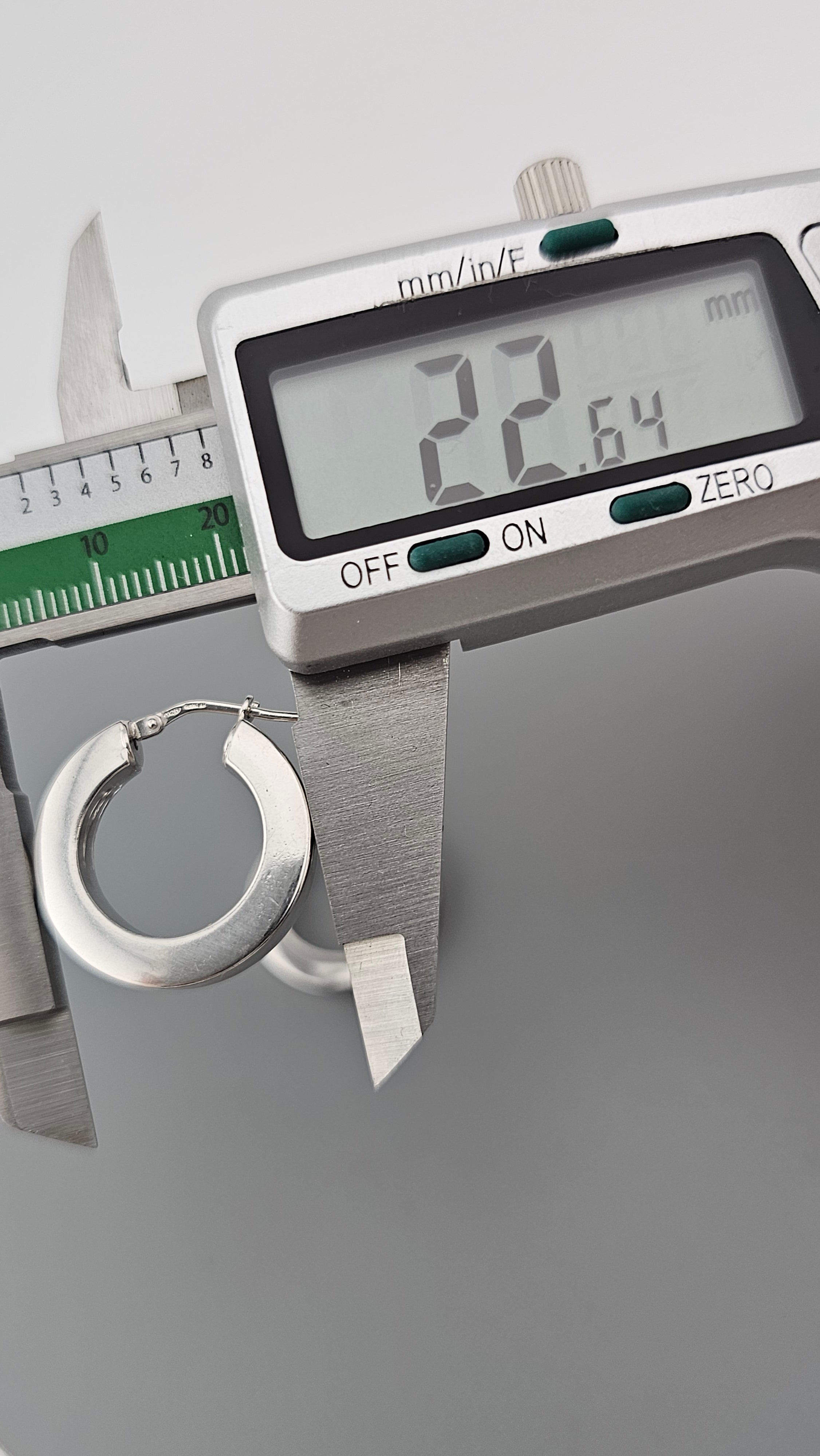 925 Sterling Silver Hoop Tube Earrings