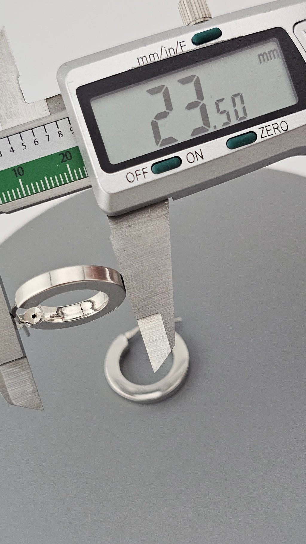 925 Sterling Silver Hoop Tube Earrings