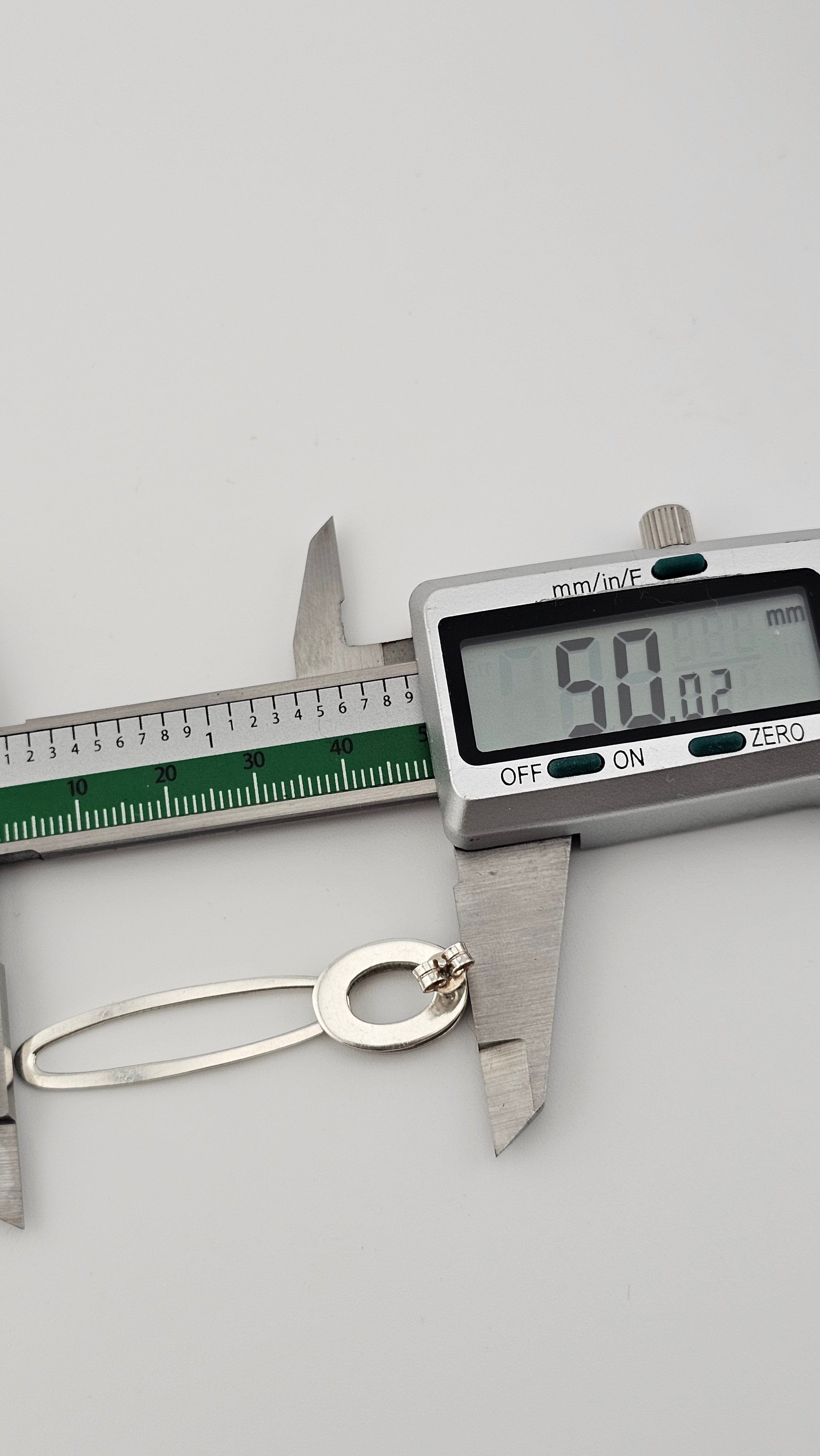 925 Sterling Silver Long Drop Dangle Stud Earrings