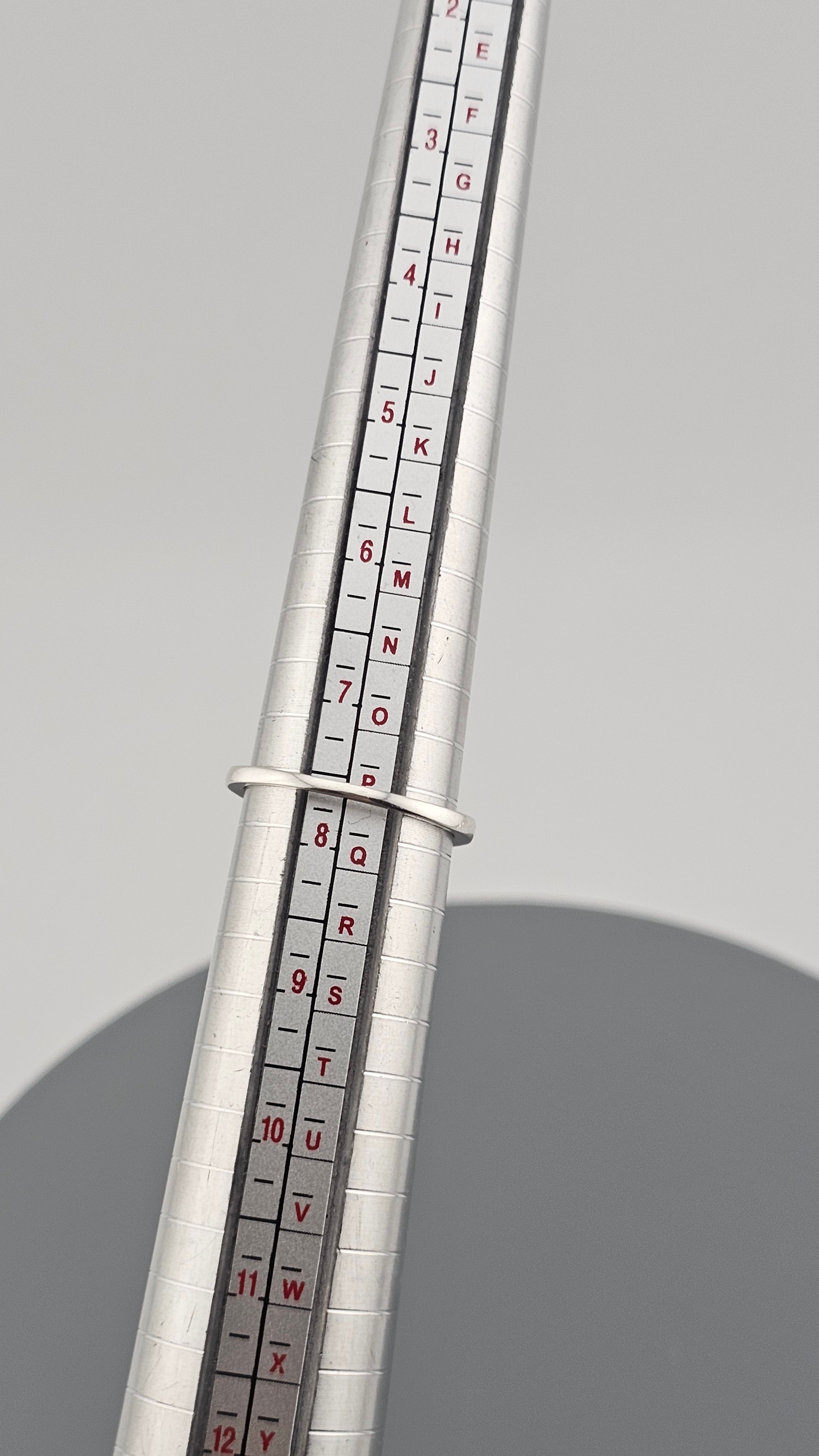 925 Sterling Silver Solitaire Ring Featuring Trillion cut Smokey Quartz, size O 1/2