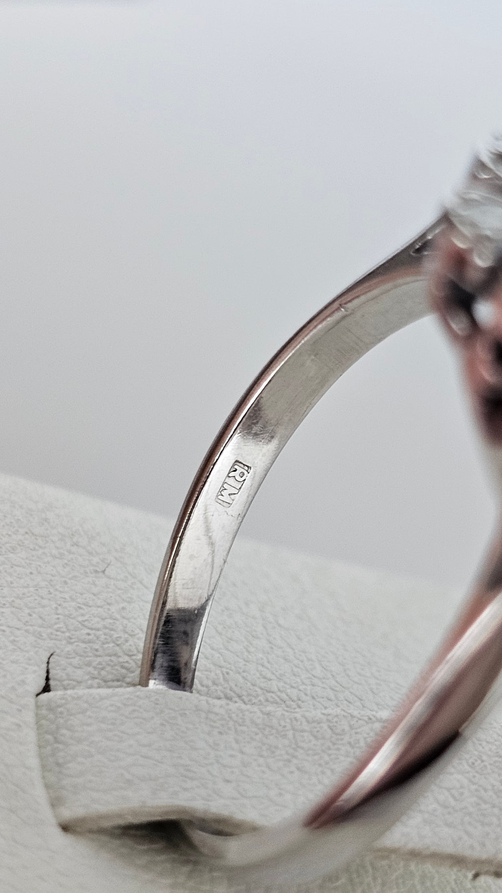 Pre-Owned Art Deco 14ct White Gold Ring Featuring 0.62ct Natural Diamonds