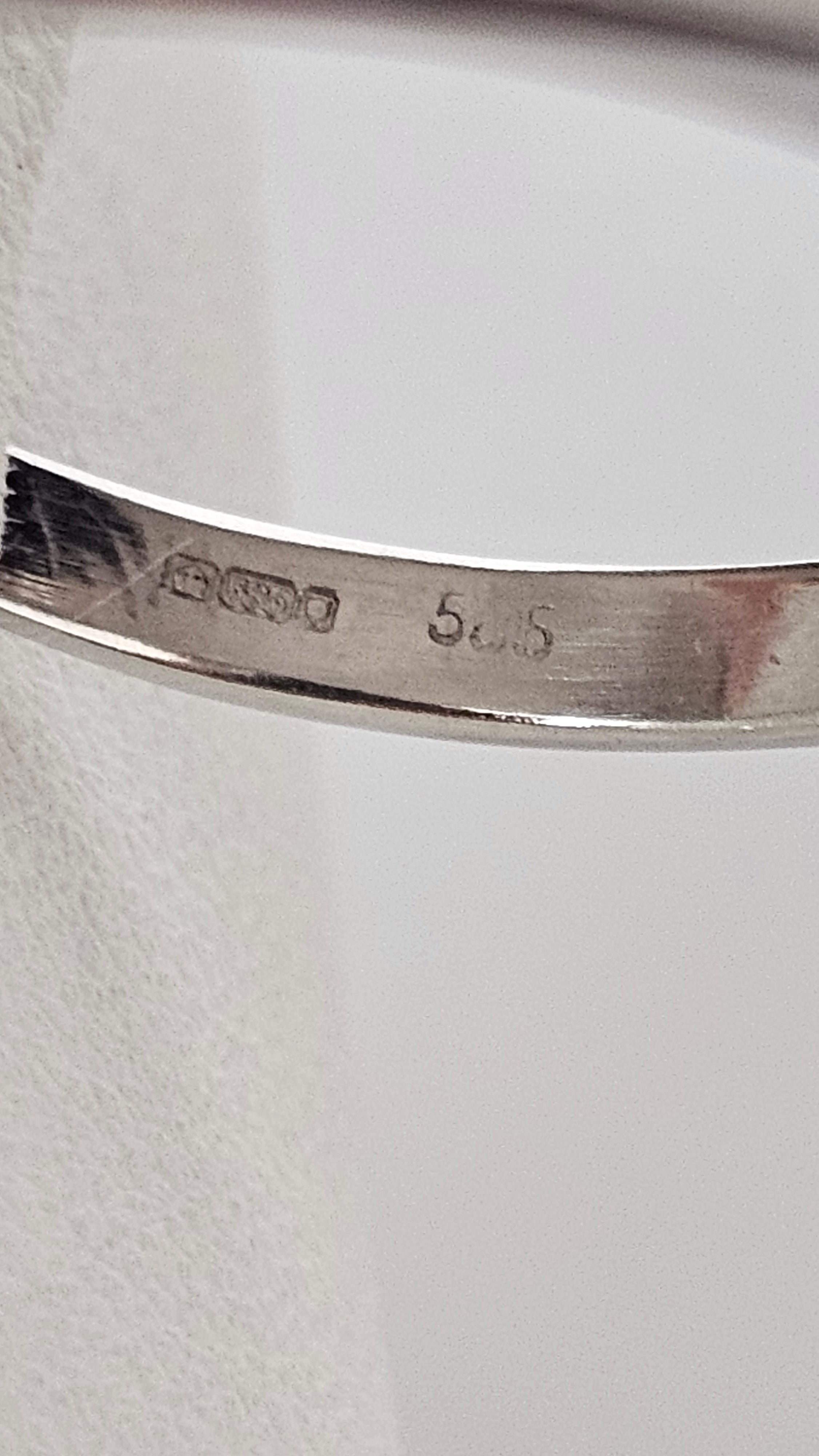 Pre-Owned Art Deco 14ct White Gold Ring Featuring 0.62ct Natural Diamonds